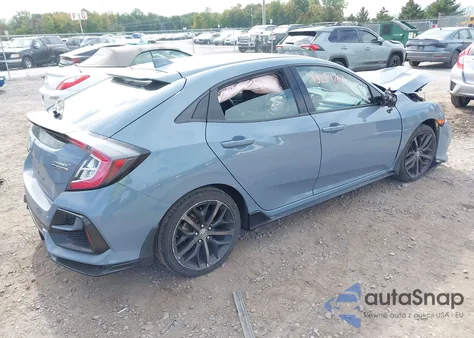2020 Honda Civic Sport Touring z USA, uszkodzony, nr VIN SHHFK7H96LU214821